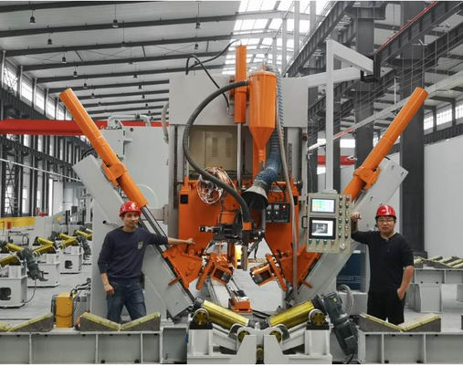 Good price Chiều kính 60 ~ 600mm, Chiều dài 12000mm Máy hàn chặt cột ánh sáng CNC trực tuyến