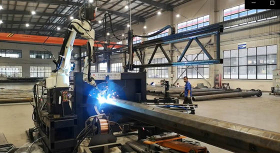Good price Máy hàn tấm cơ sở robot / Máy cắt khung cửa CNC trực tuyến