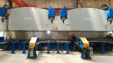 chất lượng  Double linkage CNC hydraulic plate bending machine for light pole production line nhà máy sản xuất