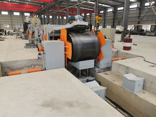 Cắt cột đèn 8m theo chiều dài đường rạch côn