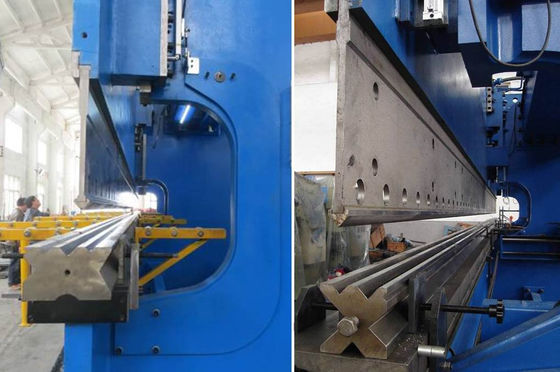 Good price Heavy Duty Metalworking CNC Hydraulic Press Brake với 400L Tank Oil Capacity 200T Max. Áp lực và nhịp điều chỉnh trực tuyến