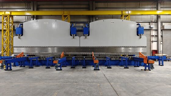 12000KN CNC Tandem Press Brake 2 × 6000mm cho thép 14mm