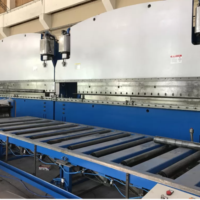 CNC Tandem Hydraulic Press Brake với lực lượng làm việc 320 tấn và chiều dài bàn 6000 mm có hệ thống CNC DELEM DA53T