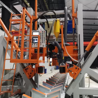 Máy hàn tự động CNC sản xuất cột đèn đường kính 14m, mã HM2500/14000, đường kính tối đa 2500mm