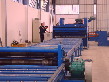 37kw cạo cạnh rạch và máy cắt côn, cắt theo chiều dài dòng cho cột đèn