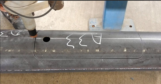 Good price Máy cắt cánh cửa hàn tấm cột nhẹ trực tuyến